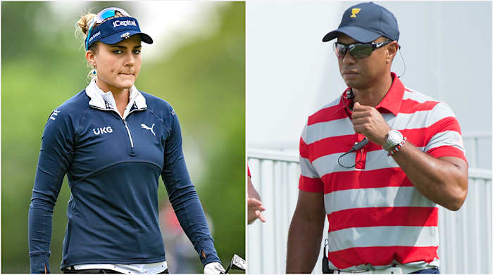 Lexi Thompson, Tiger Woods